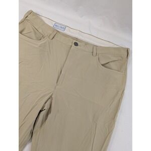 Donald Ross Pants Men's 40x32 Beige Thistle Stretch Performance Golf Lightweight
